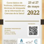 Curso básico de ‘Archivo, biblioteca y técnicas de búsqueda de la información en Ciencias de la Salud’